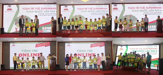DANH SÁCH ĐẠT GIẢI KỲ THI QUỐC GIA NĂM 2017 - Cuộc thi TOÁN TRÍ TUỆ SUPERBRAIN TOÀN QUỐC LẦN 6