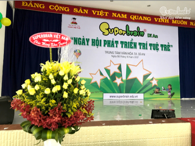 SUPERBRAIN DĨ AN – TƯNG BỪNG KHAI TRƯƠNG