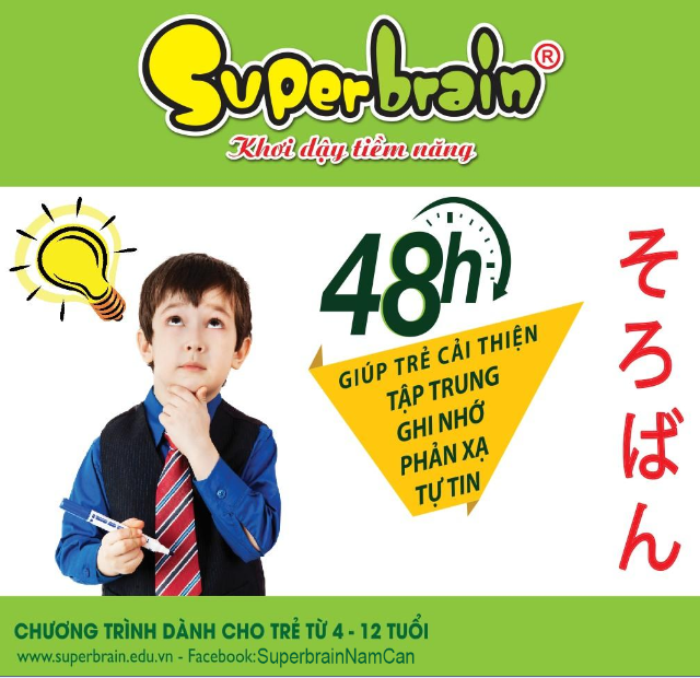 CHÀO MỪNG CƠ SỞ SUPERBRAIN NĂM CĂN
