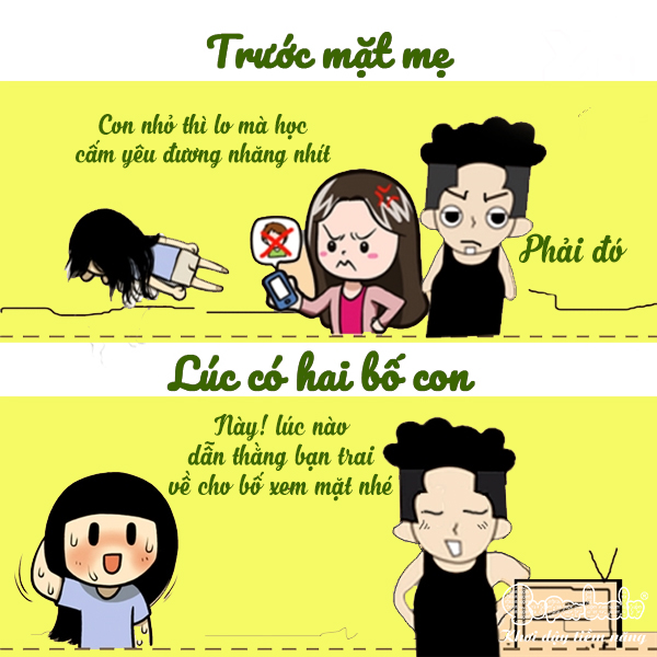 Cưng chiều con cái nhưng không thể trước mặt mẹ đâu
