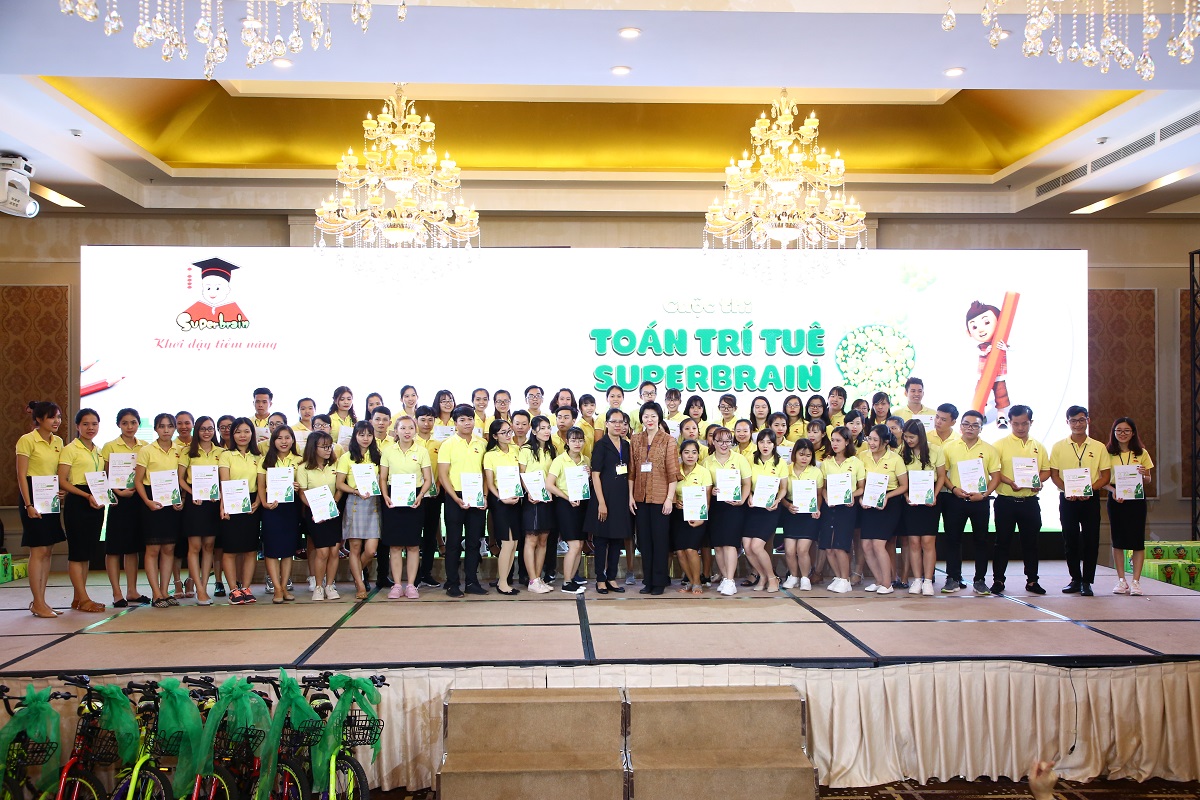 Chúc mừng giáo viên Superbrain tiêu biểu năm 2019