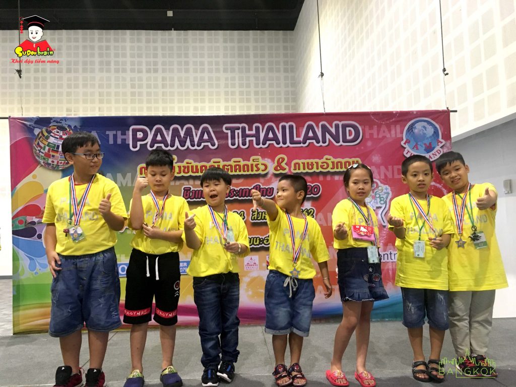 SUPERBRAIN VIỆT NAM THAM DỰ “CUỘC THI TOÁN TRÍ TUỆ THÁI LAN 2019”