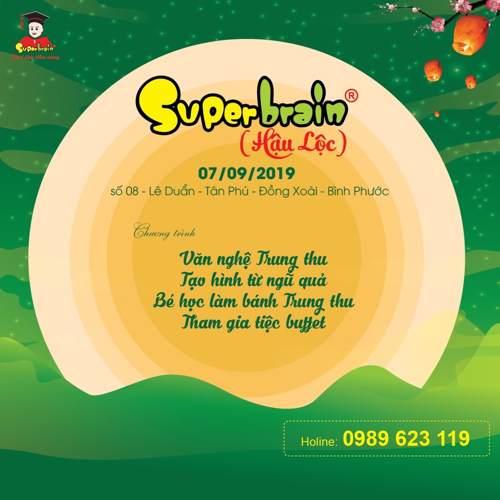 HỆ THỐNG ĐÀO TẠO SUPERBRAIN VIỆT NAM “MANG TRĂNG ĐI TẶNG” DỊP TRUNG THU