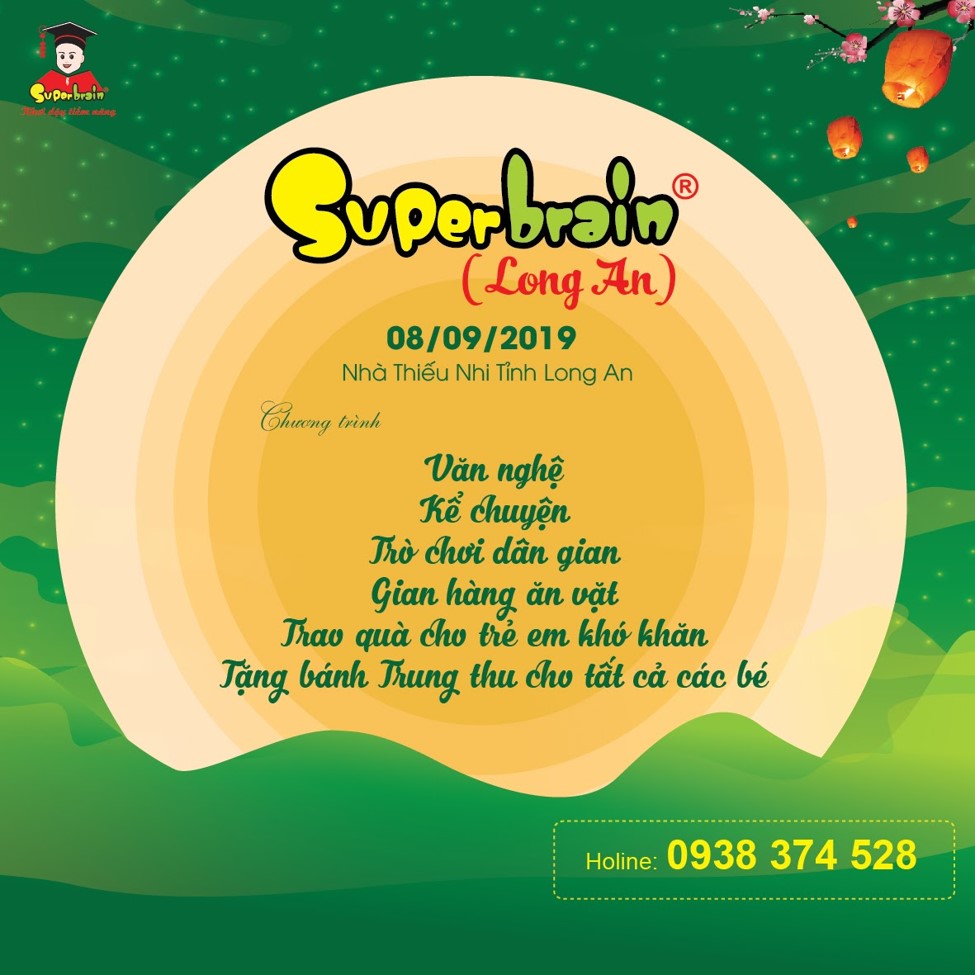 HỆ THỐNG ĐÀO TẠO SUPERBRAIN VIỆT NAM “MANG TRĂNG ĐI TẶNG” DỊP TRUNG THU