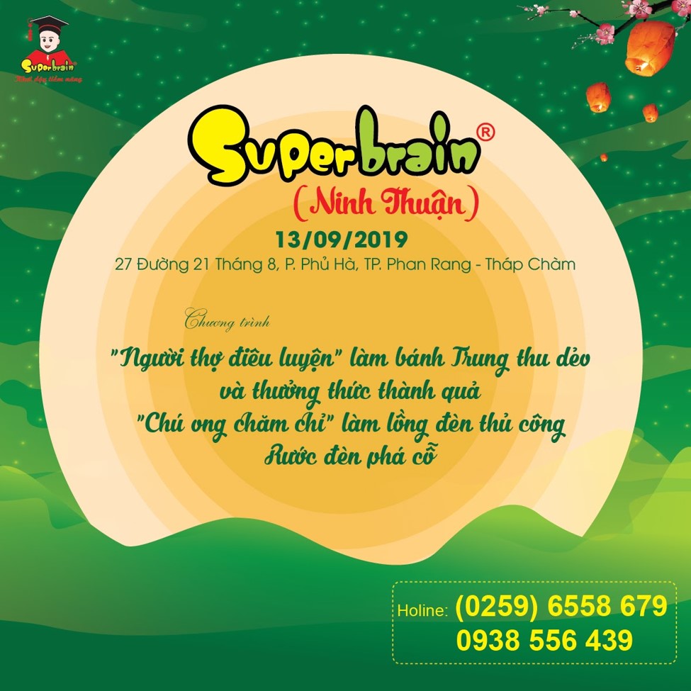 HỆ THỐNG ĐÀO TẠO SUPERBRAIN VIỆT NAM “MANG TRĂNG ĐI TẶNG” DỊP TRUNG THU