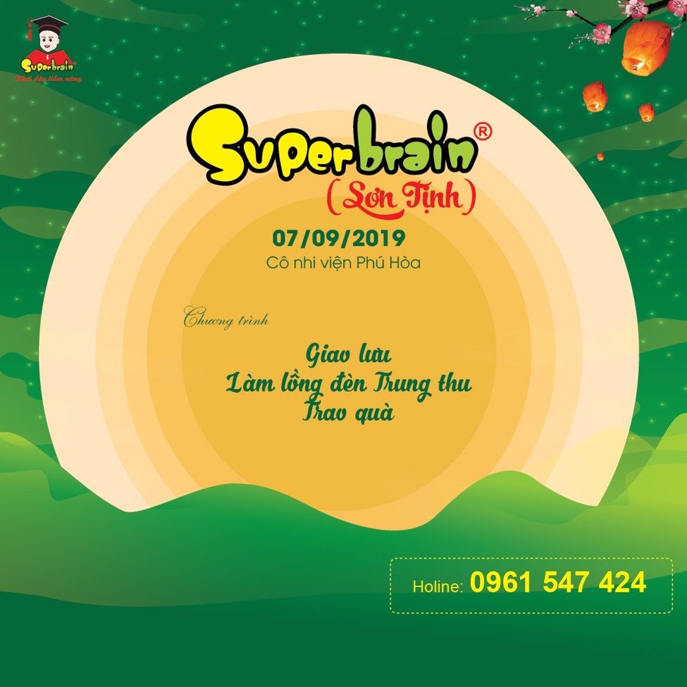 HỆ THỐNG ĐÀO TẠO SUPERBRAIN VIỆT NAM “MANG TRĂNG ĐI TẶNG” DỊP TRUNG THU