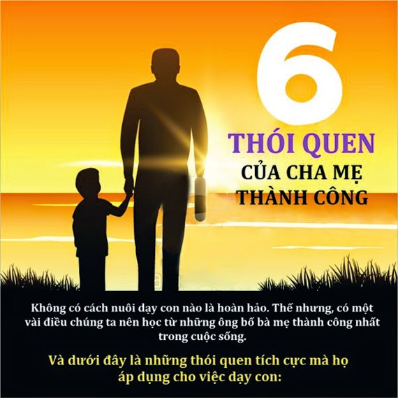 6 thói quen đơn giản của những cha mẹ có con thông minh