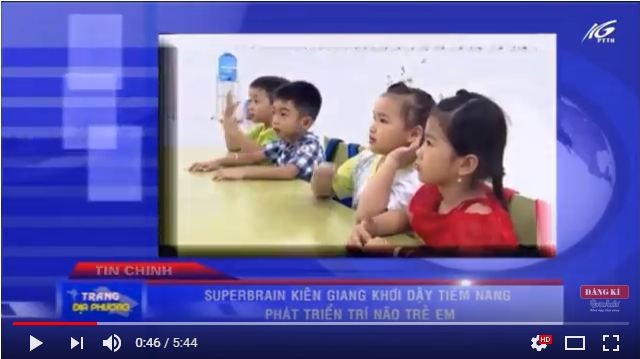 SUPERBRAIN KIÊN GIANG KHƠI DẬY TIỀM NĂNG TRÍ TUỆ TRẺ