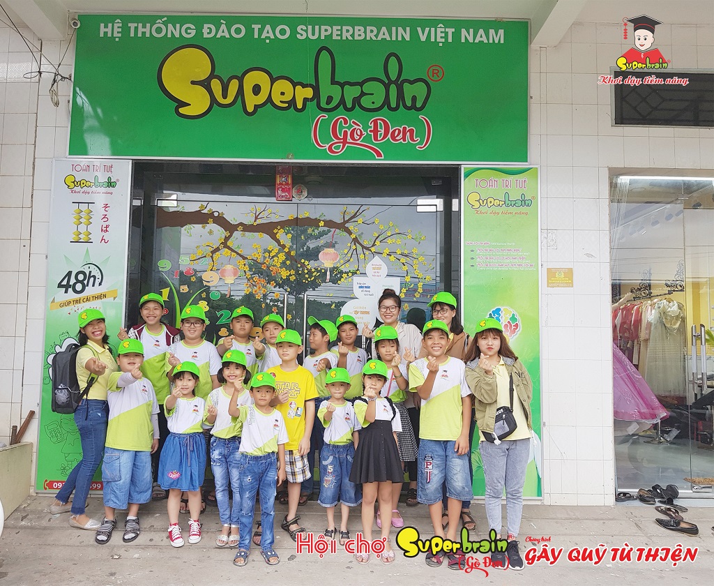 HỘI CHỢ GÂY QUỸ TỪ THIỆN CỦA HỌC VIÊN SUPERBRAIN GÒ ĐEN