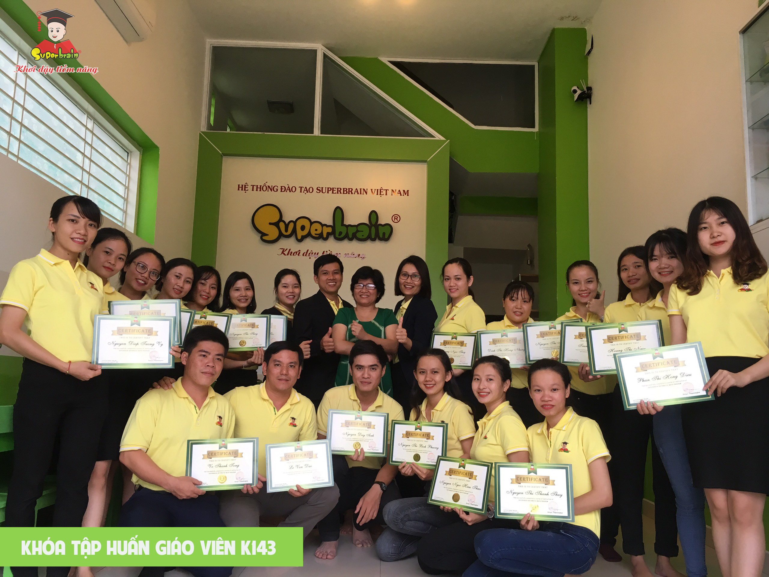 TOÁN TRÍ TUỆ SUPERBRAIN - KHÓA TẬP HUẤN GIÁO VIÊN K143