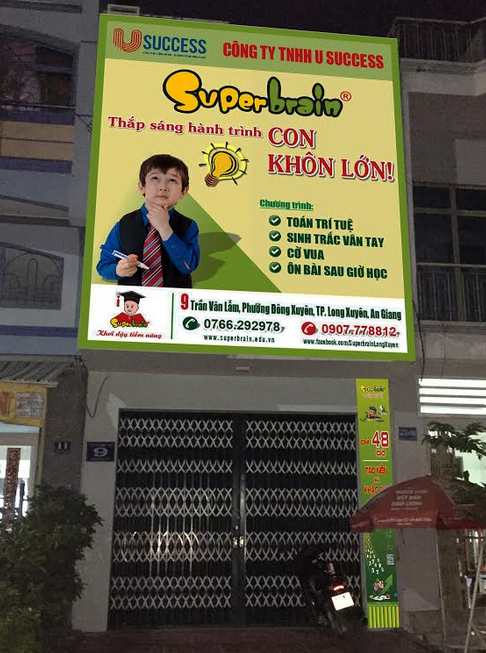 SUPERBRAIN LONG XUYÊN - ĐÔNG XUYÊN - CƠ SỞ ĐÀO TẠO THỨ 38