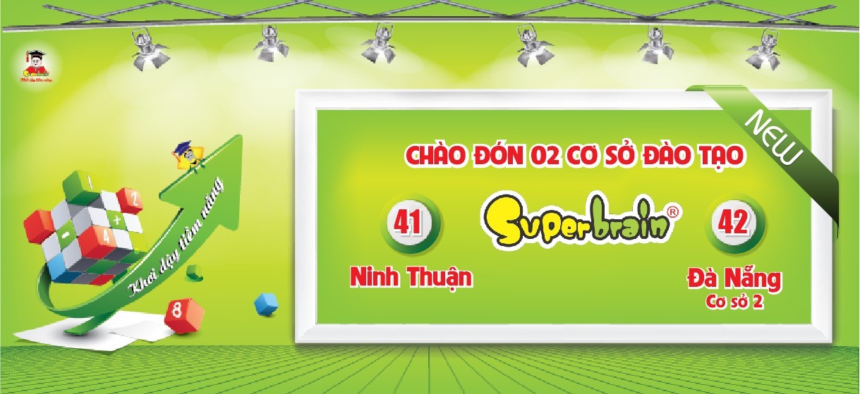 Toán trí tuệ Superbrain – Chào đón cơ sở đào tạo thứ 41 và 42