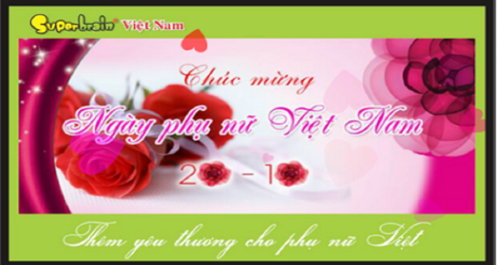 CHÚC MỪNG NGÀY PHỤ NỮ VIỆT NAM 20/10 NĂM 2014