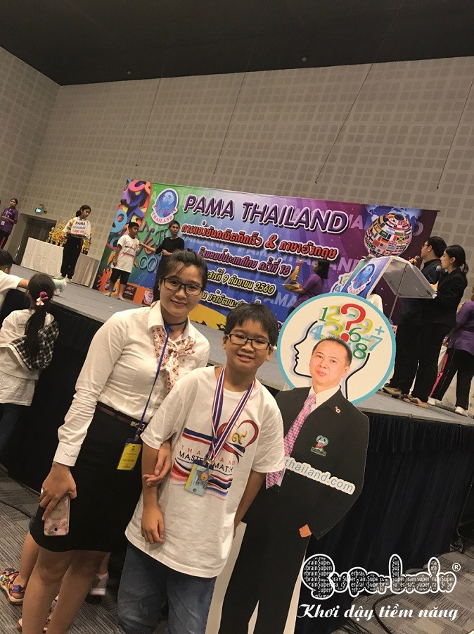 TOÁN TRÍ TUỆ SUPERBRAIN – CUỘC THI QUỐC TẾ THÁI LAN 2017