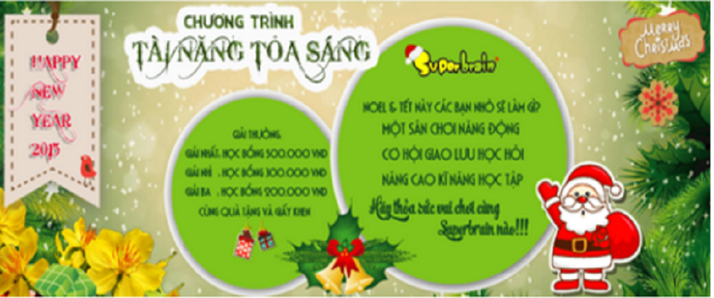 “TÀI NĂNG TỎA SÁNG” THÔNG BÁO CHƯƠNG TRÌNH NĂM 2014