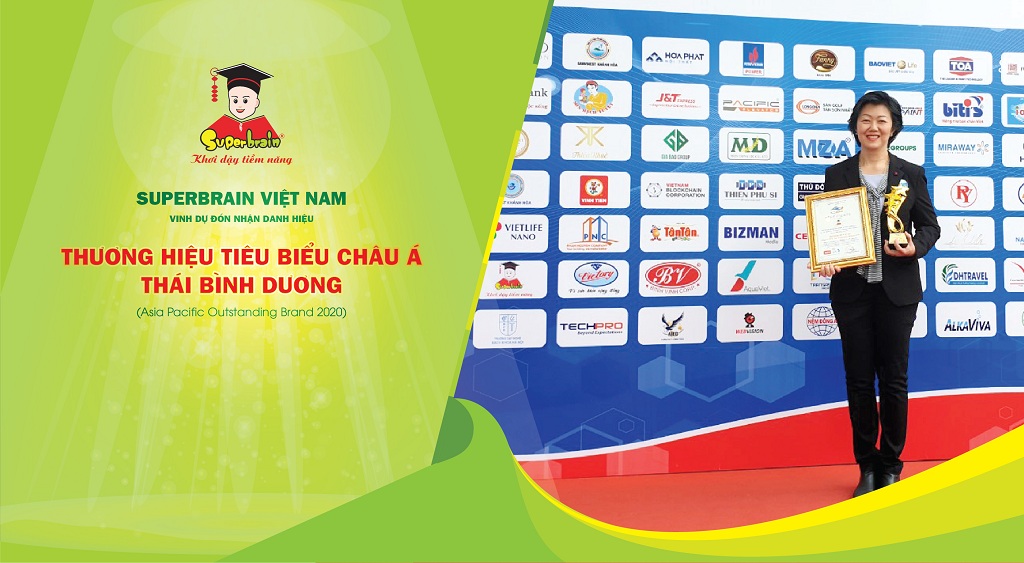 SUPERBRAIN VIỆT NAM VINH DỰ ĐÓN NHẬN DANH HIỆU “THƯƠNG HIỆU TIÊU BIỂU CHÂU Á – THÁI BÌNH DƯƠNG 2020”