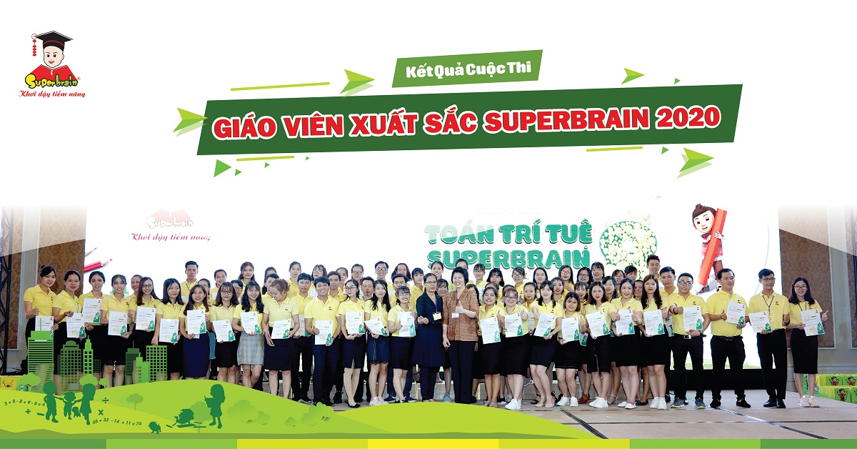 KẾT QUẢ CUỘC THI GIÁO VIÊN XUẤT SẮC SUPERBRAIN NĂM 2020
