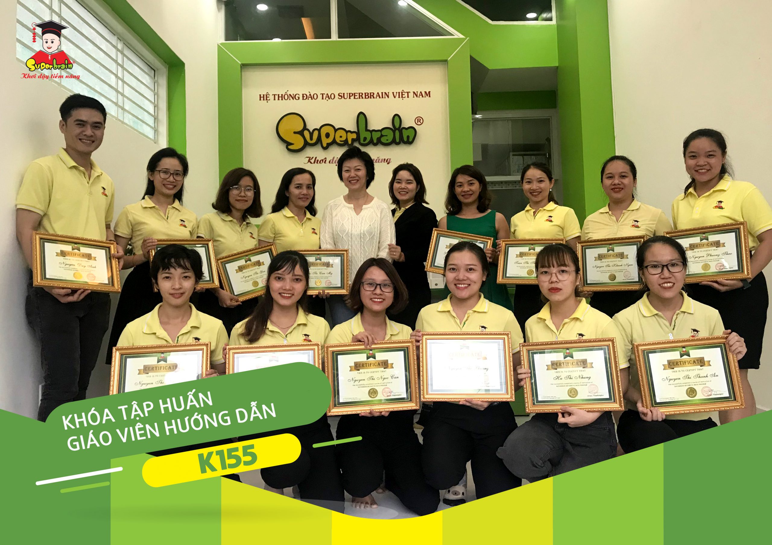 TOÁN TRÍ TUỆ SUPERBRAIN – KHÓA TẬP HUẤN GIÁO VIÊN HƯỚNG DẪN K155