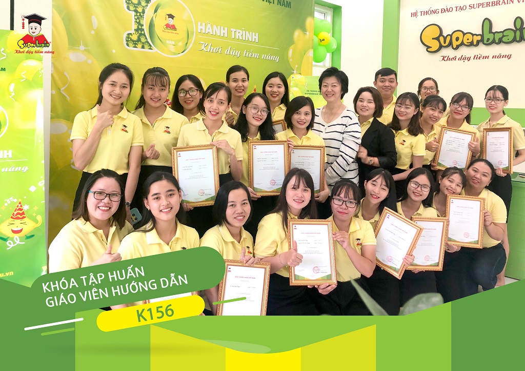 TOÁN TRÍ TUỆ SUPERBRAIN - KHÓA TẬP HUẤN GIÁO VIÊN HƯỚNG DẪN K156