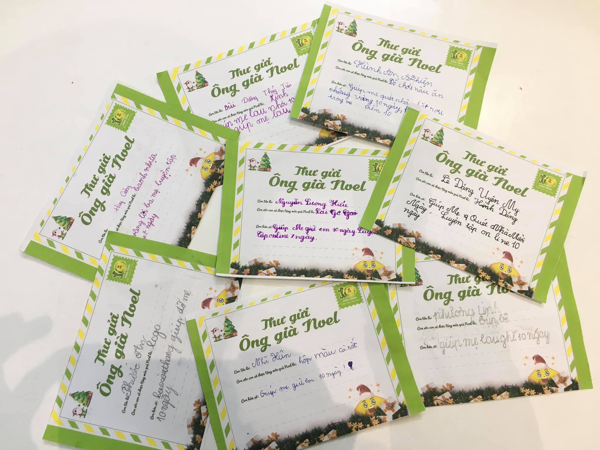 HOẠT ĐỘNG “THƯ GỬI ÔNG GIÀ NOEL” VÀ CÁC ĐIỀU ƯỚC ĐÃ ĐẾN