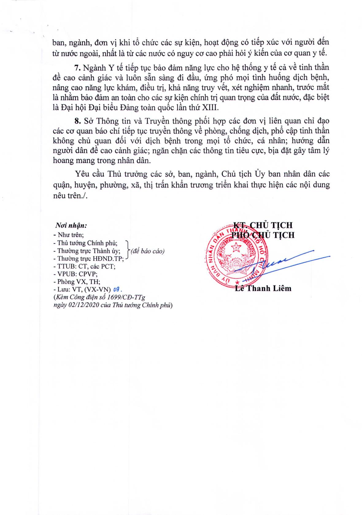 Công văn về việc tăng cường thực hiện, phòng chống dịch bệnh COVID-19 từ ỦY BAN NHÂN DÂN TPHCM