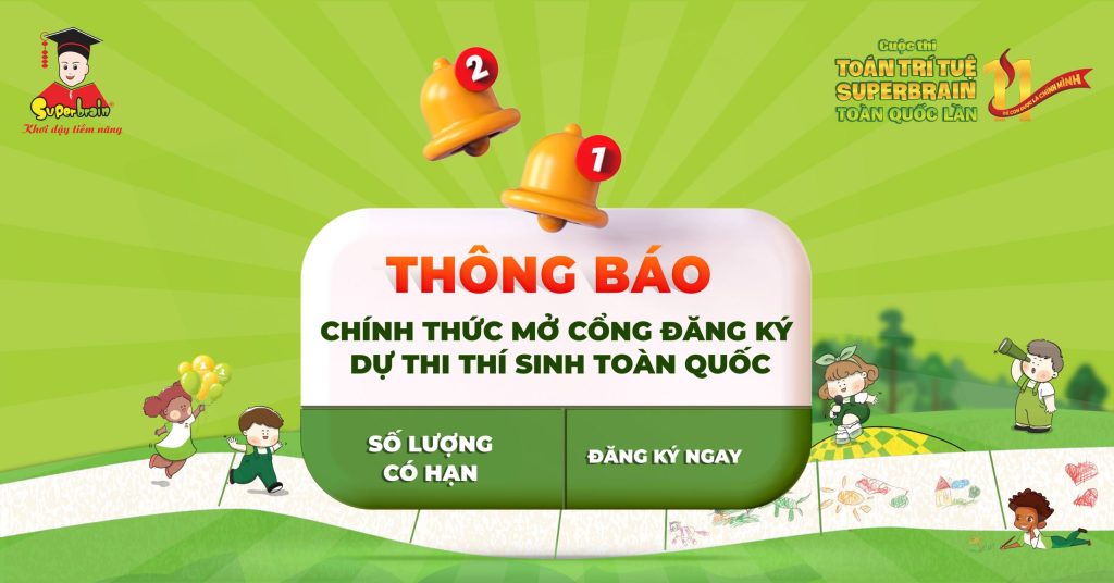 Thông báo đăng ký Superbrain lần 11