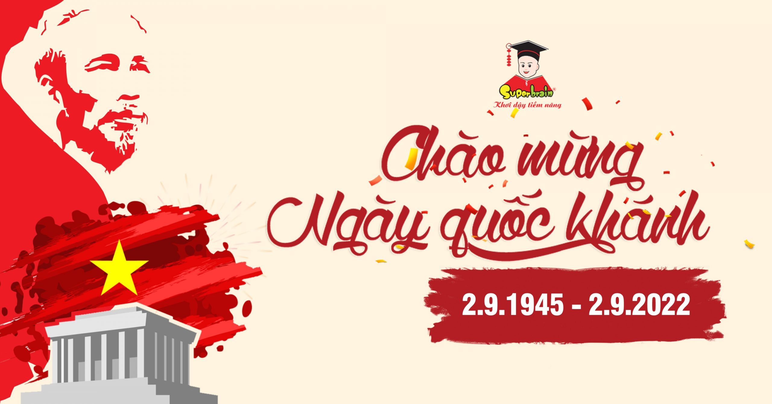 Superbrain Thông Báo Nghỉ Lễ Quốc Khánh 2/9/2022