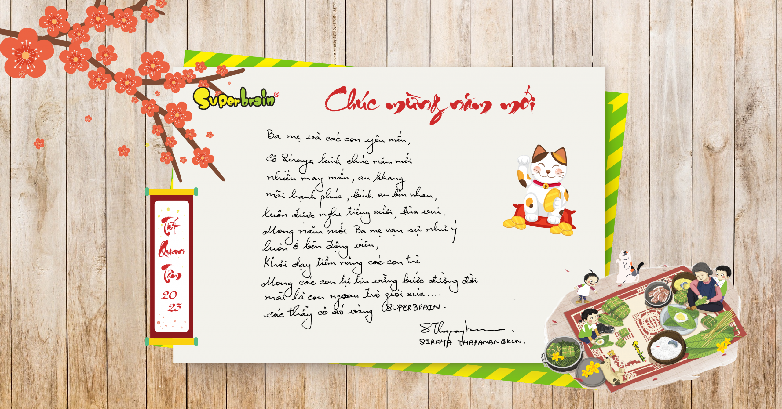 Chúc mừng năm mới Superbrain Việt Nam