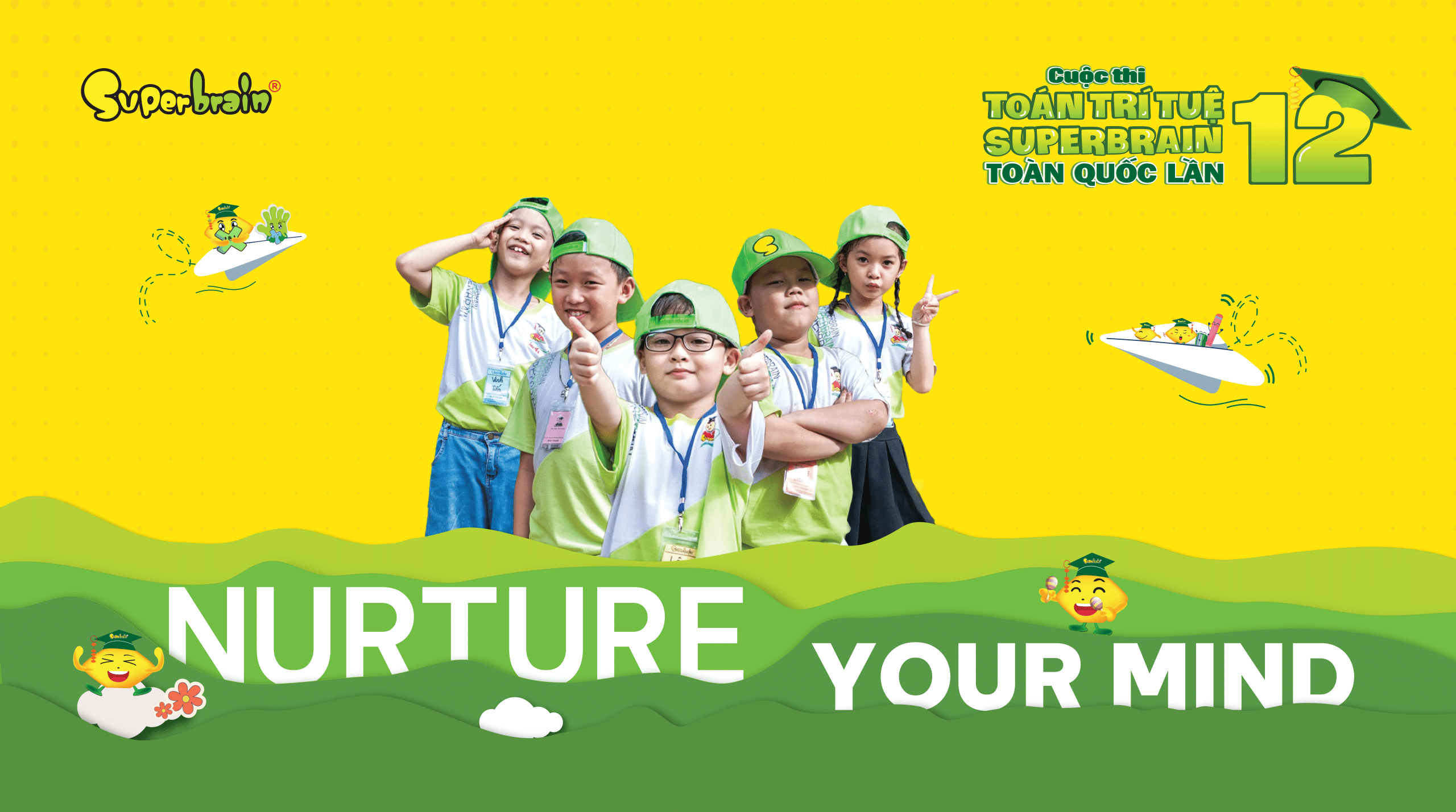 Thông báo cuộc thi Toán trí tuệ Superbrain toàn quốc lần 12