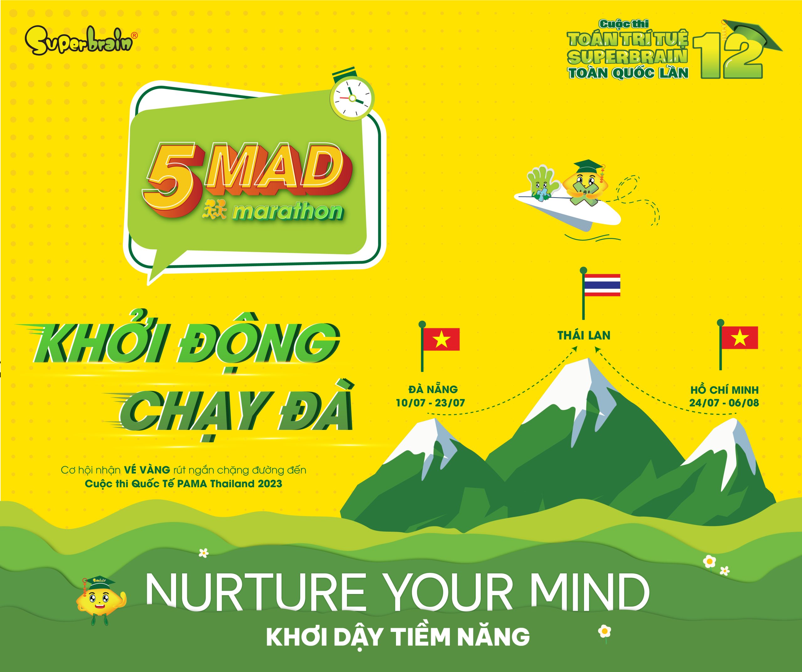 Phần thi 5MAD Marathon dành cho mọi học viên tại Superbrain