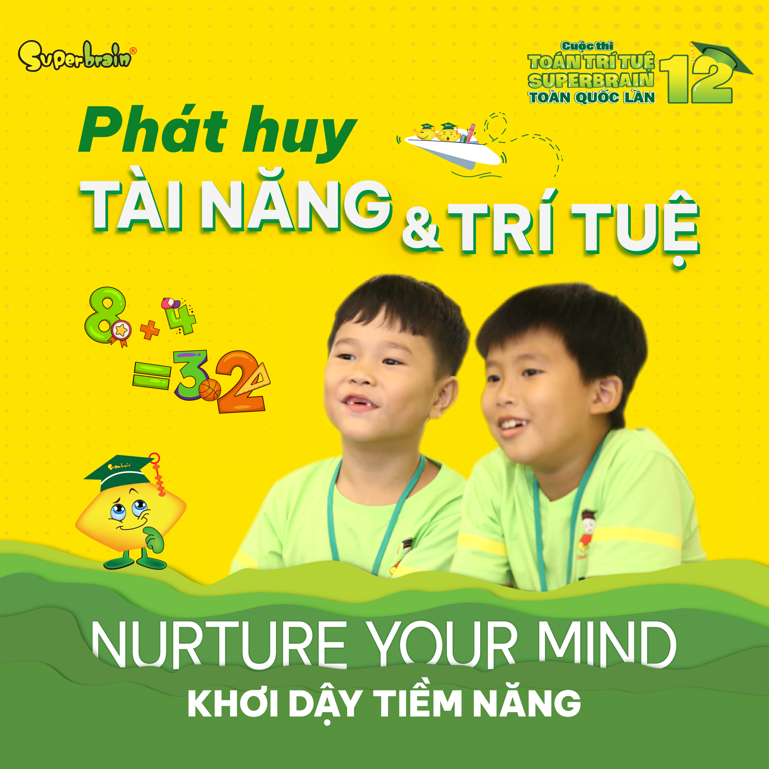 Cuộc thi Toàn Quốc bao gồm phần thi tài năng và 3 vòng thi Trí tuệ