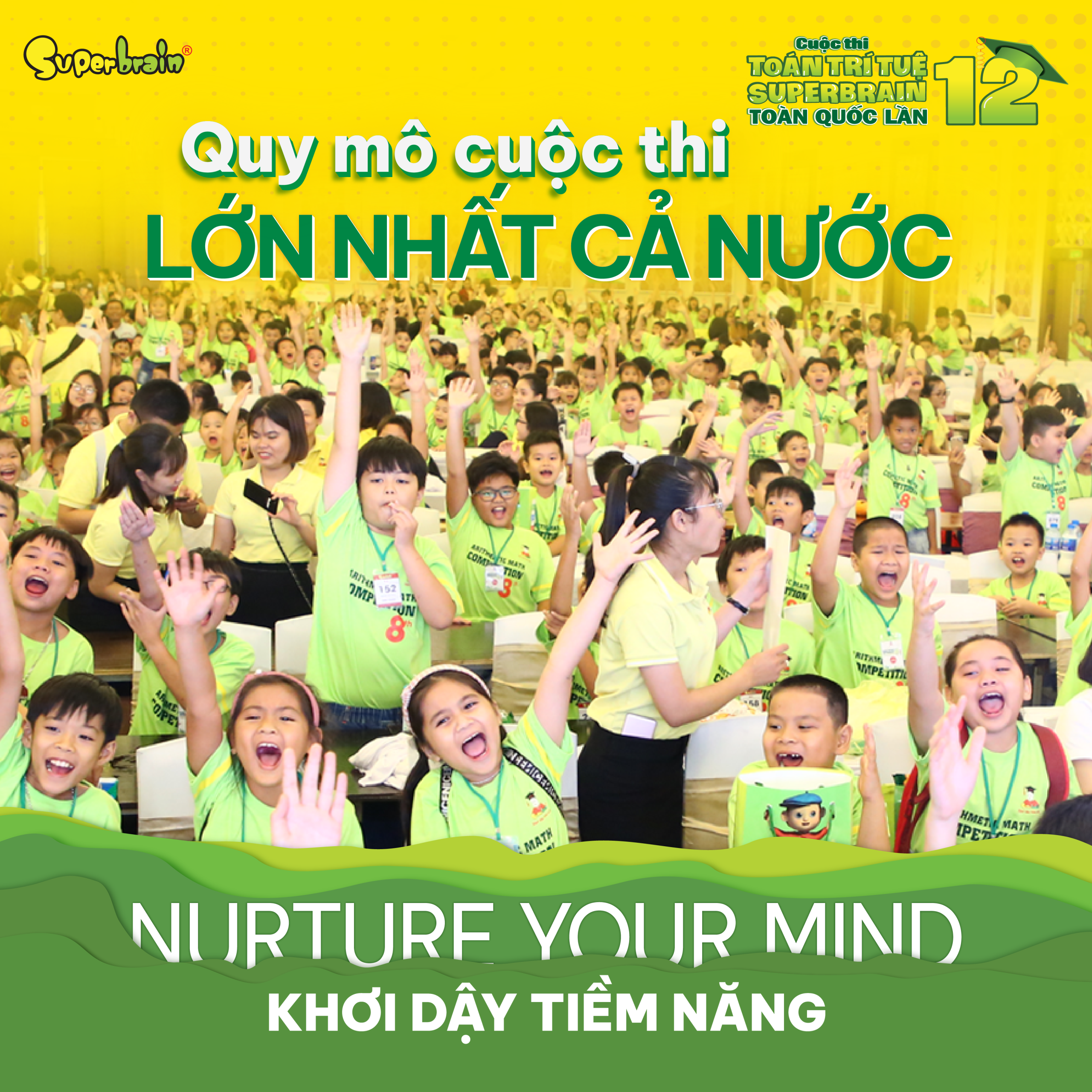 Superbrain tổ chức cuộc thi Toàn Quốc ở 2 đầu cầu Đà Nẵng và TPHCM