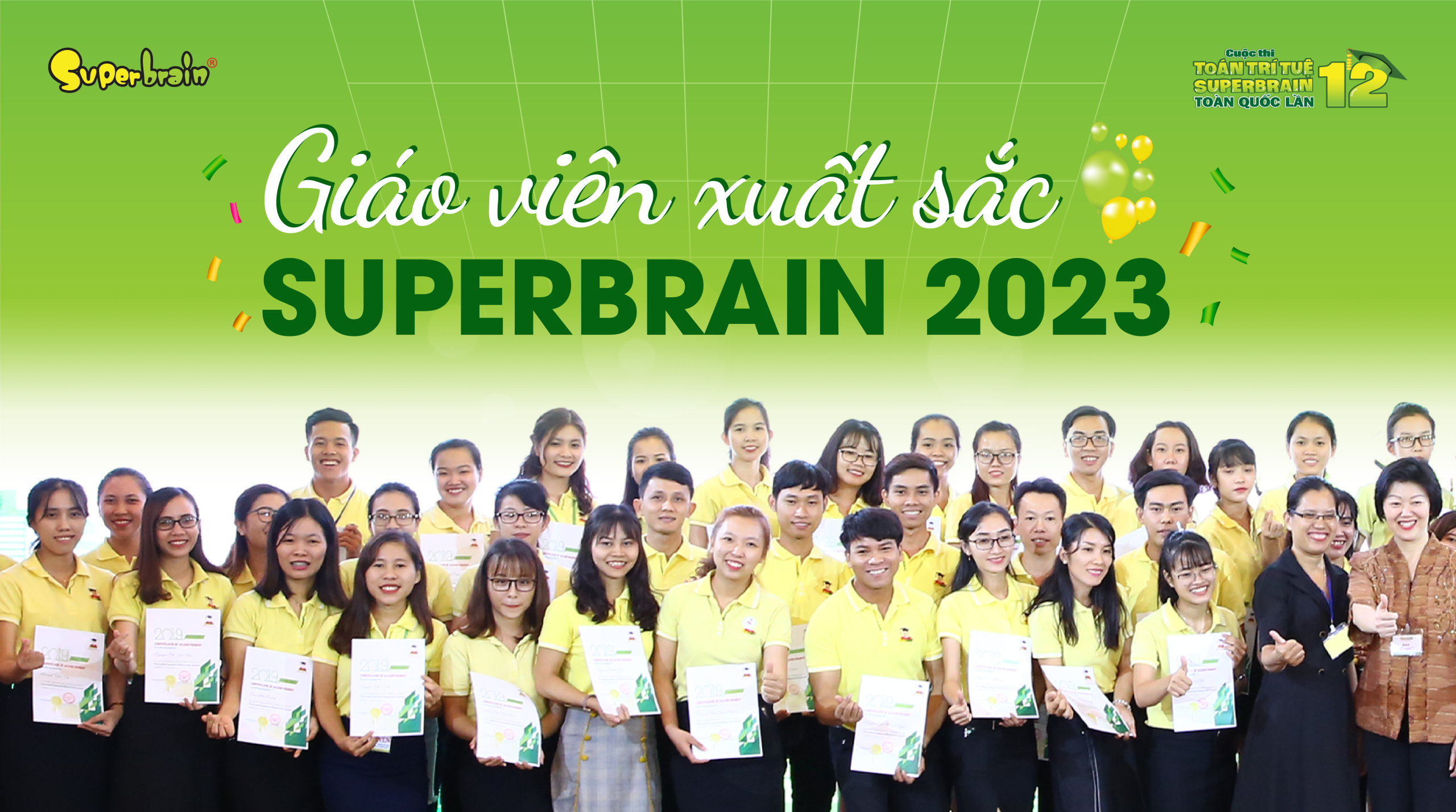 KẾT QUẢ CUỘC THI GIÁO VIÊN XUẤT SẮC SUPERBRAIN 2023