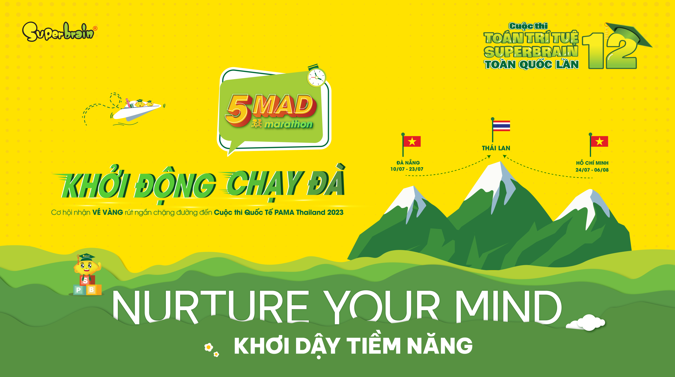 5MAD Marathon – Phần thi chạy đà cuộc thi Toán trí tuệ Superbrain toàn quốc lần 12
