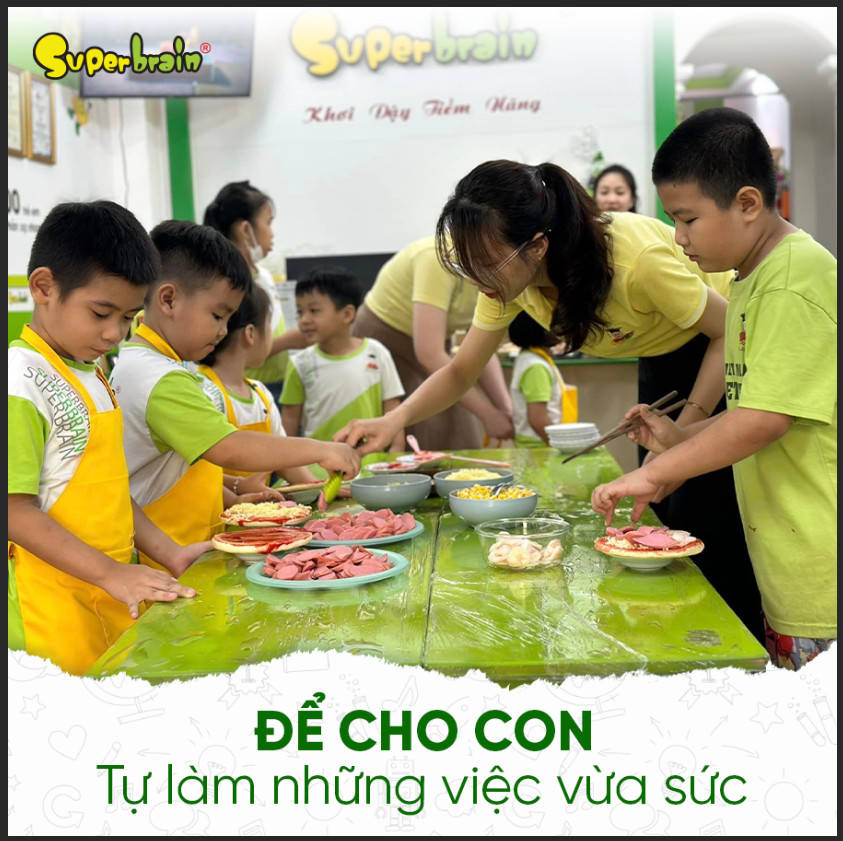 Hãy để con trẻ tự tay làm những việc vừa sức