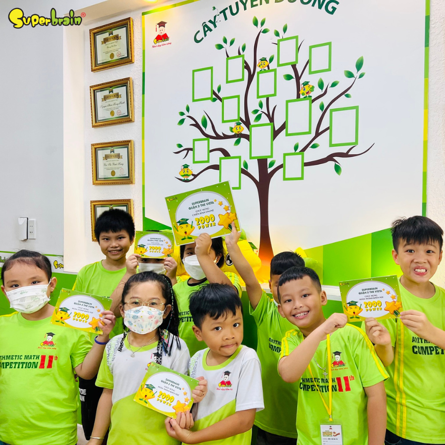 Superbrain đem đến cho Học viên môi trường học tập Hạnh phúc