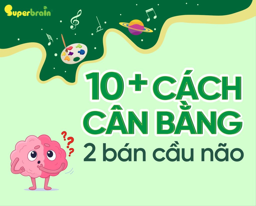 Superbrain dùng toán học làm công cụ cân bằng 2 bán cầu não cho Trẻ