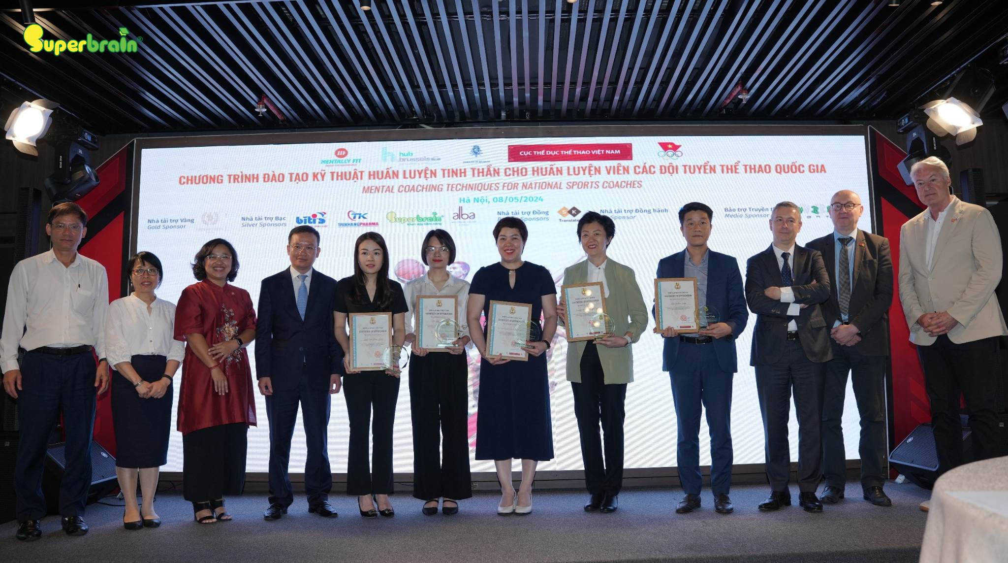 Superbrain Việt Nam tài trợ chương trình đào tạo Huấn luyện kỹ thuật tinh thần