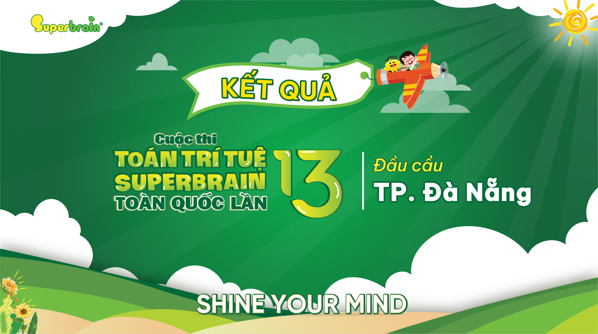 CUỘC THI TOÁN TRÍ TUỆ SUPERBRAIN TOÀN QUỐC LẦN 13