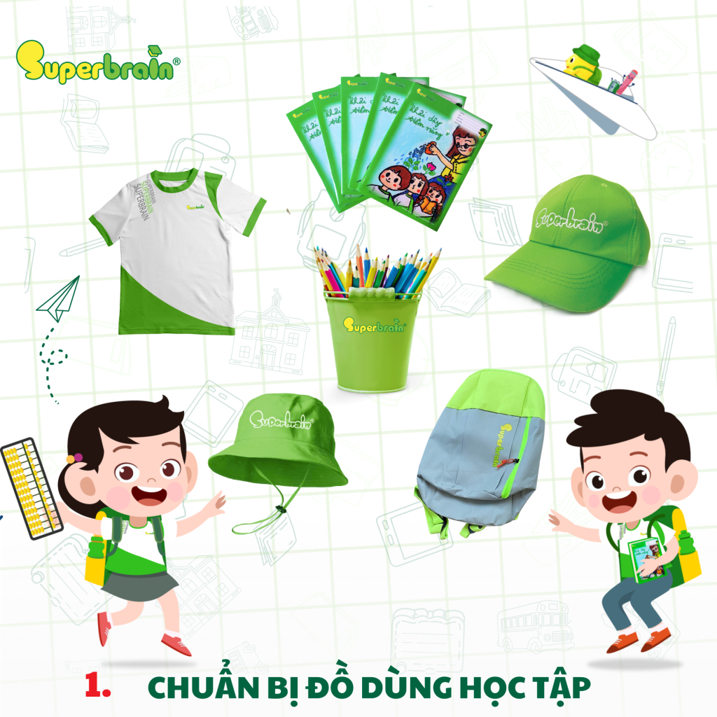 Những vật dụng cần chuẩn bị cho năm học mới