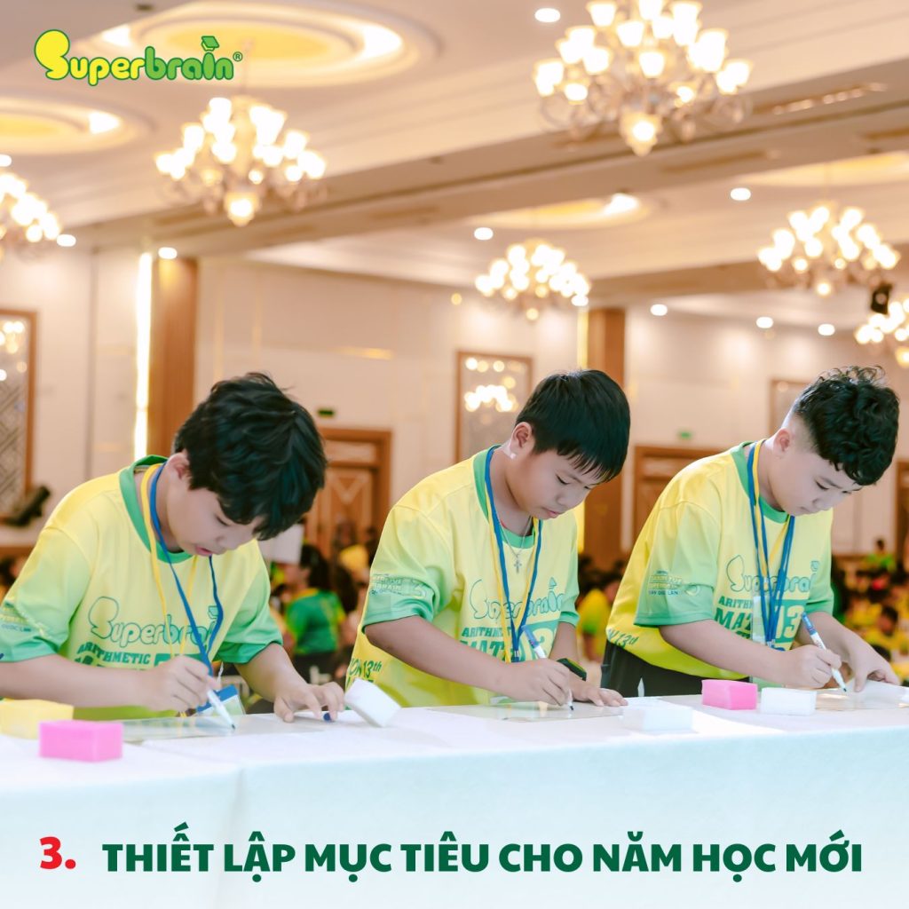 Trẻ đưa ra mục tiêu cho cần đạt được cho năm học