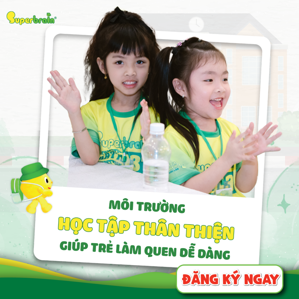 Môi trường học tập thân thiện tại Superbrain