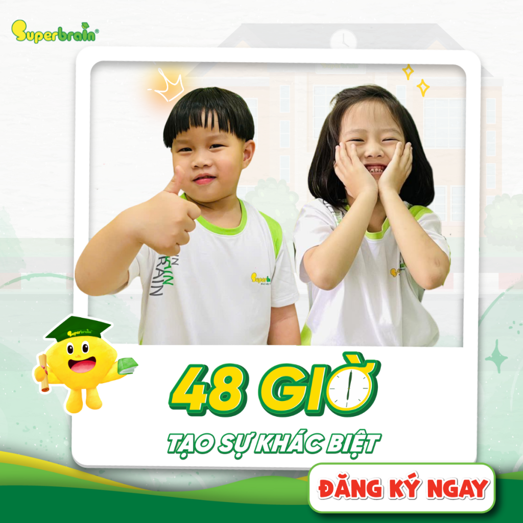 Học viên 3 tuổi tại Superbrain