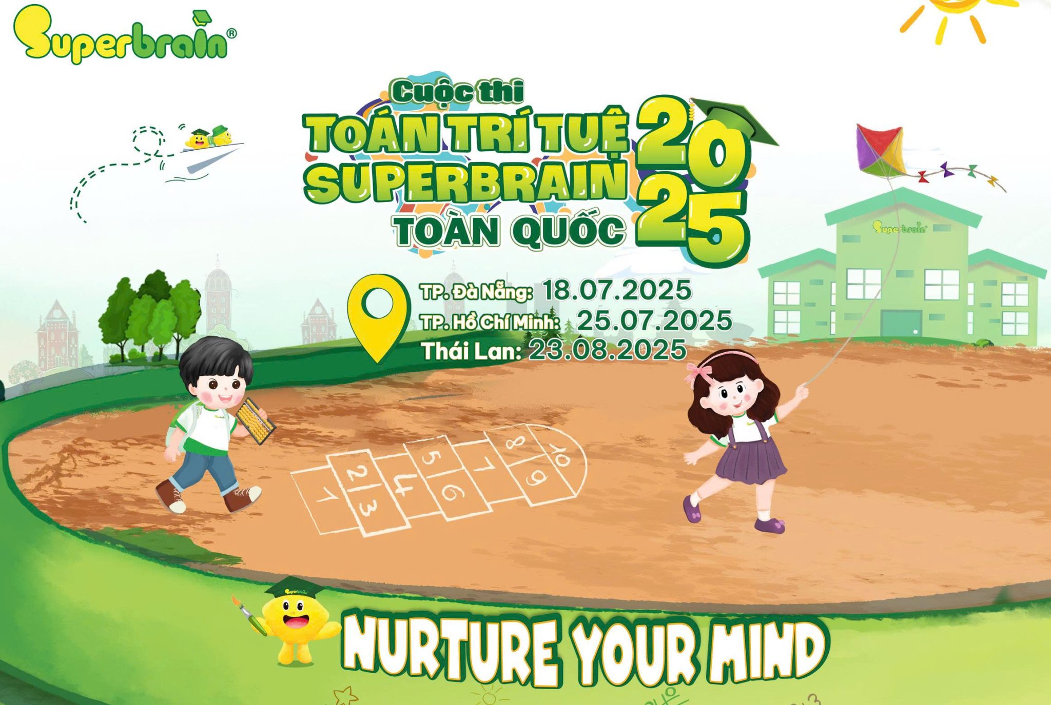Cuộc thi Toán trí tuệ Superrain Toàn quốc 2025