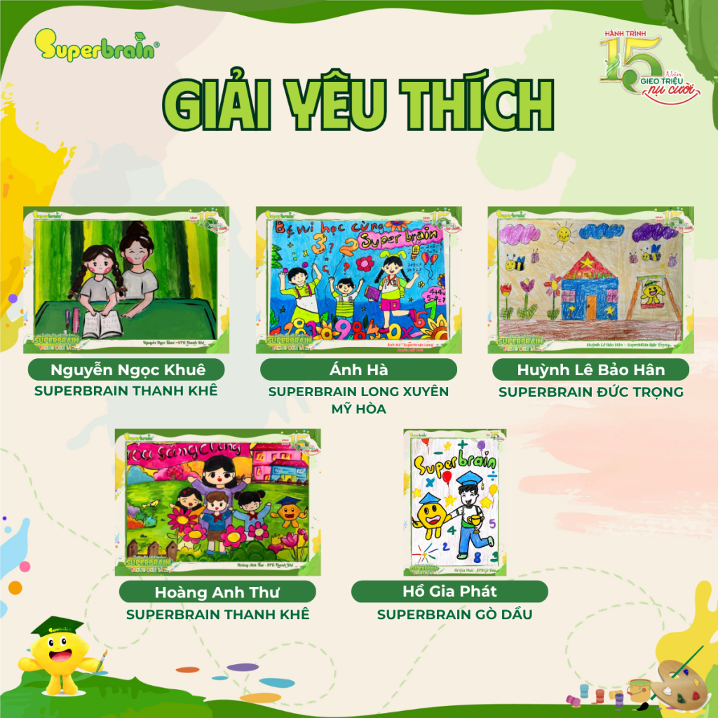 Giải yêu thích 1 cuộc thi “SUPERBRAIN TRONG CON LÀ…”